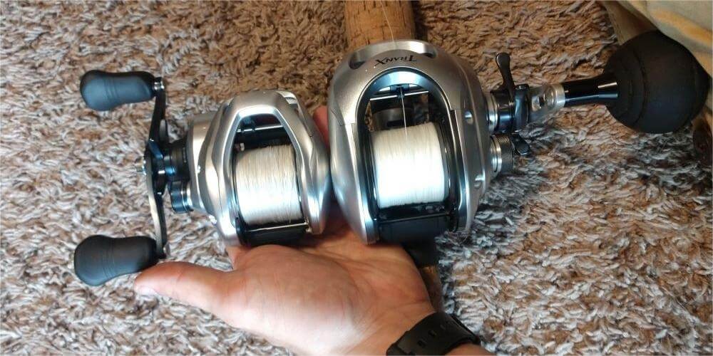 cold weatherpower reel handle for shimano tranx 400 Power 300 & Size Bars have an 18 degree off Shimano Power Handle  tagged