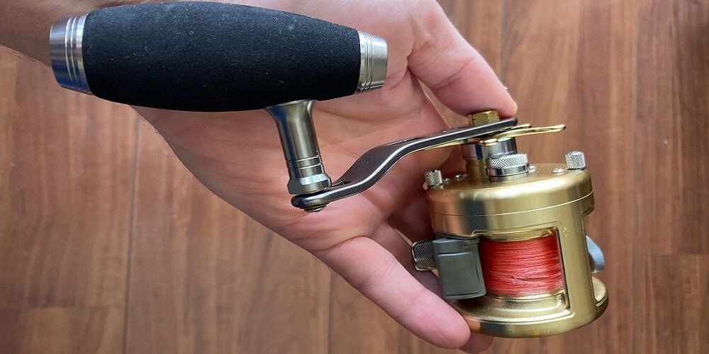 reel shimano power handle Gomexus Hunter Series Plug&Play Aluminum For Spin Grumpys Tackle Robust Cold forged Al 6061 + T6 treatment frame and side plate 2 NO-BEND (tm) Handle with Knob