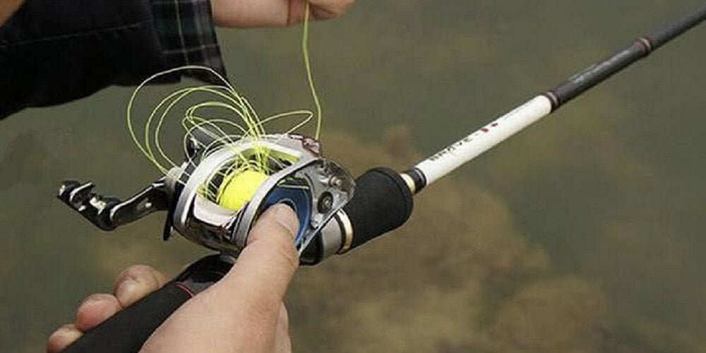 casting reels are not easy to fry line operation method