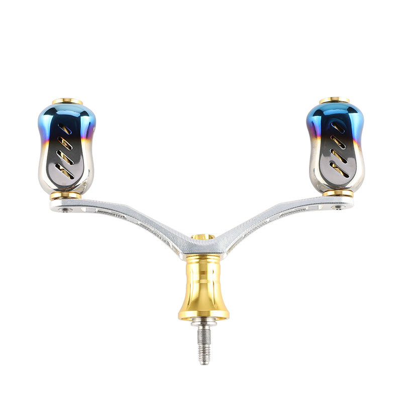 Layfishing Aluminum Alloy Double Rocker Arm With Reel Stand Set