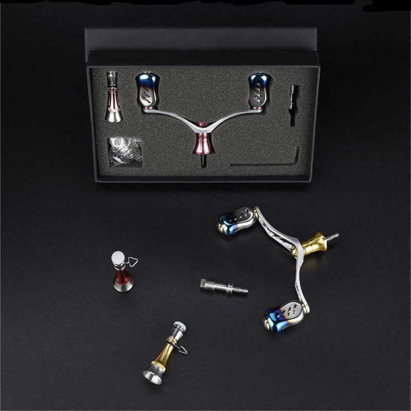 Layfishing Aluminum Alloy Double Rocker Arm With Reel Stand Set