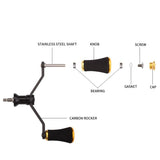 Layfishing Plug&play Carbon Fiber Power Handle For Daiwa Shimano Reel