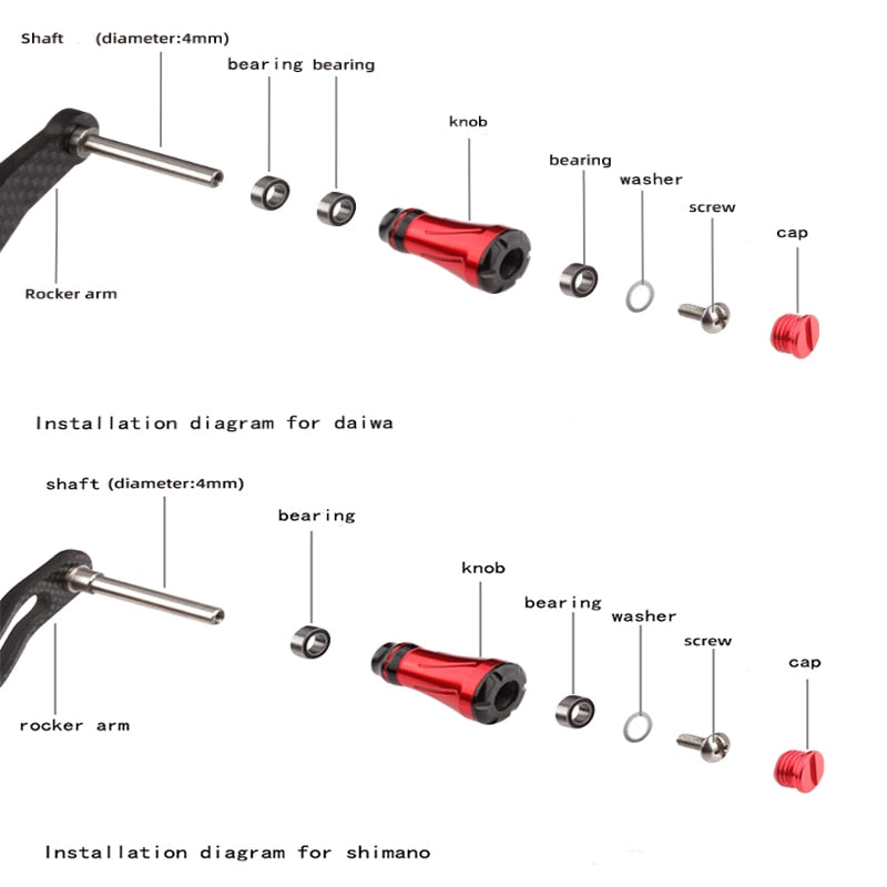 Layfishing Aluminum Reel Knob A20