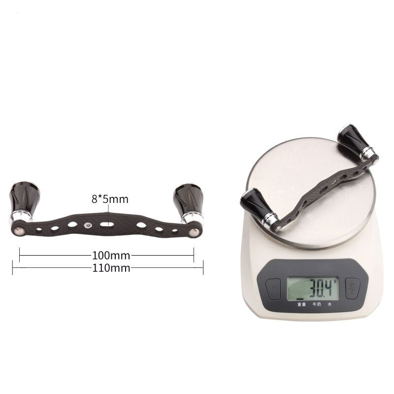 Layfishing Carbon Fishing Reel Handle With Aluminum Knob