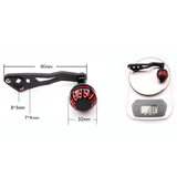 Layfishing Carbon Fiber Single Rocker Handles With Aluminum Knob
