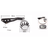 Layfishing Carbon Fiber Single Rocker Handles With Aluminum Knob