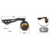 Layfishing Carbon Fiber Single Rocker Handles With Aluminum Knob
