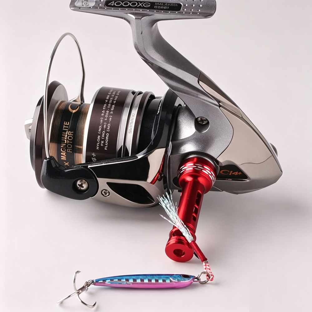 Layfishing Lure Spinning Reel Aluminum Alloy Hollow-Out Reel Stand