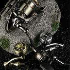 Layfishing Spinning Reel Metal Handle Equipped With High-End Titanium Alloy Knob