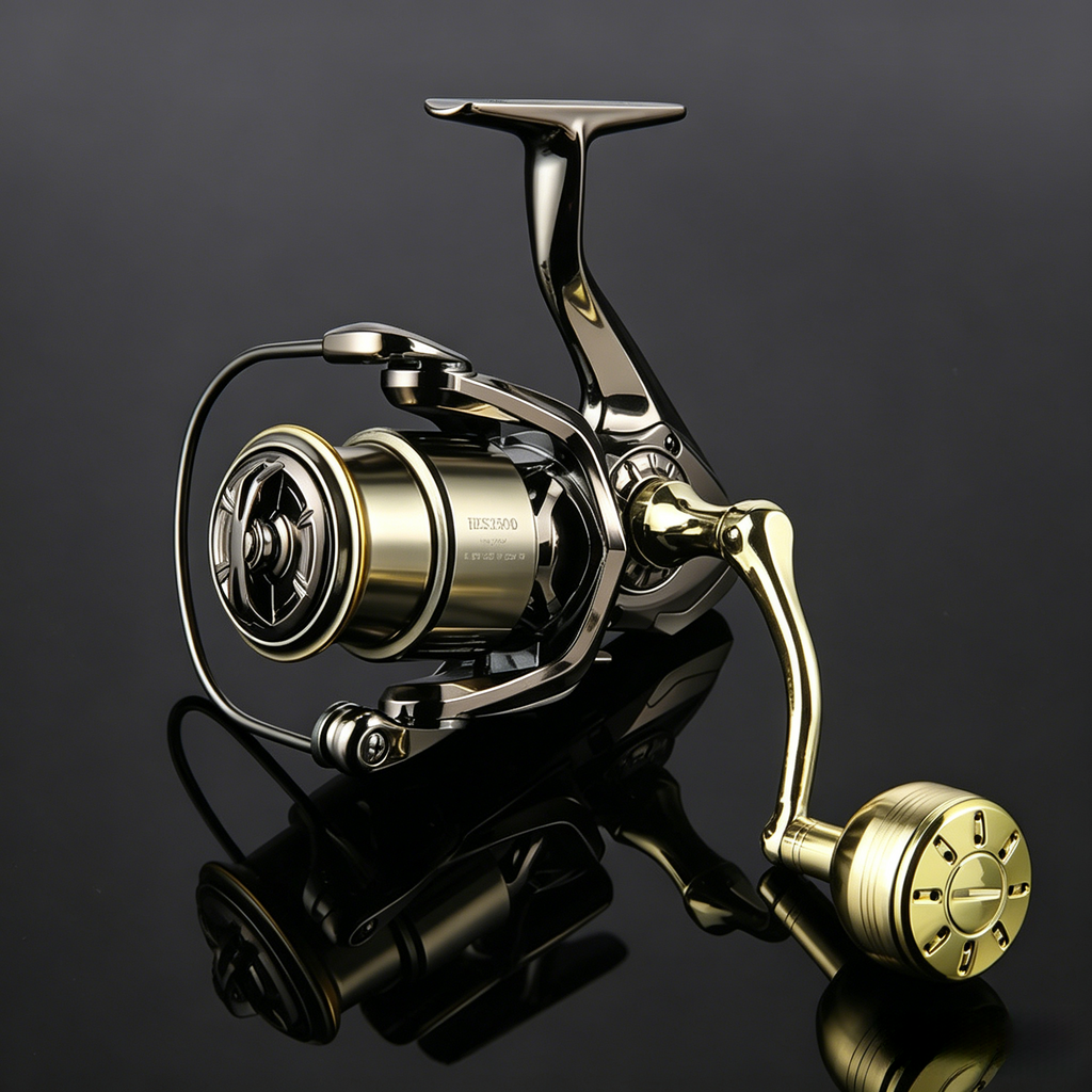 Layfishing Spinning Reel Metal Handle Equipped With High-End Titanium Alloy Knob