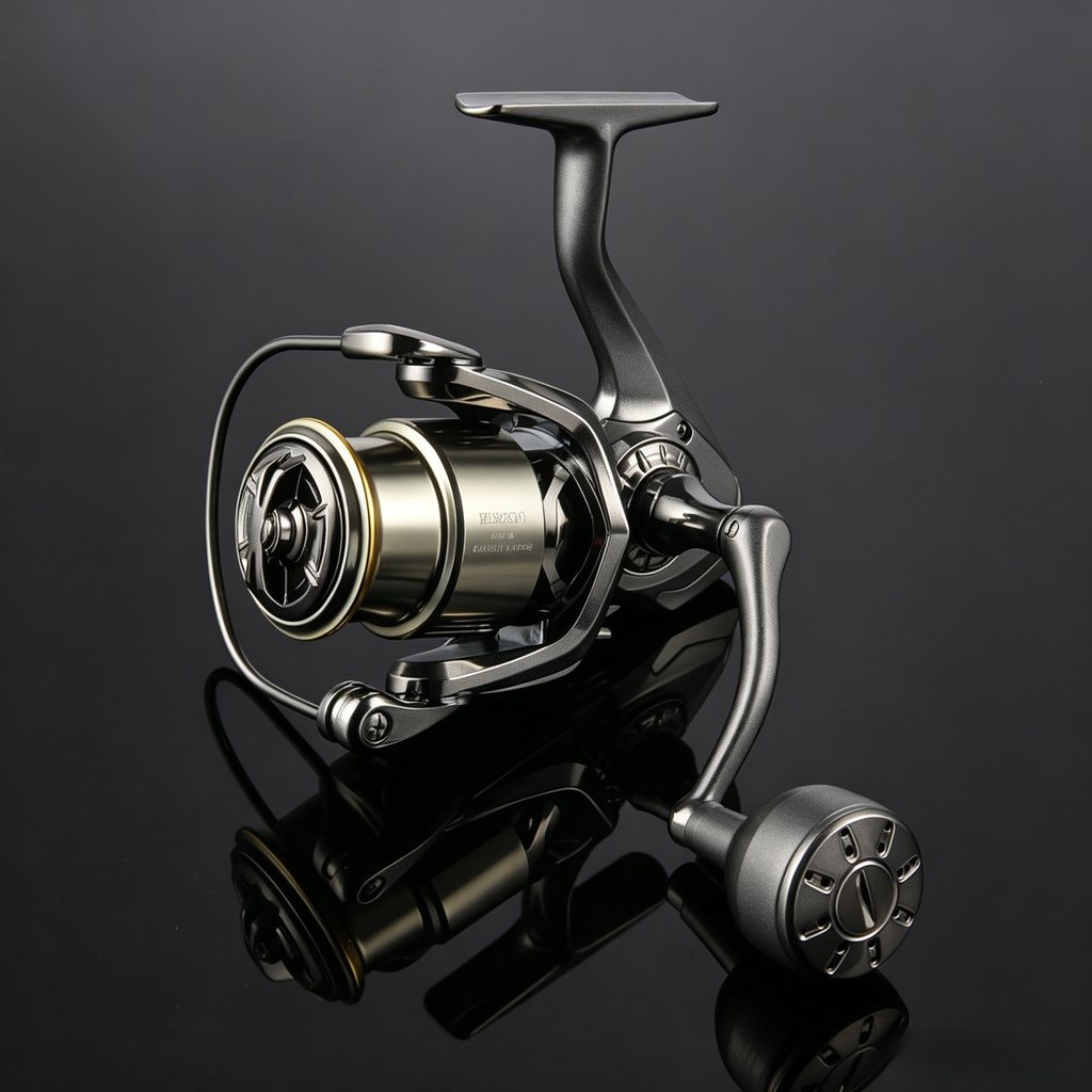 Layfishing Spinning Reel Metal Handle Equipped With High-End Titanium Alloy Knob