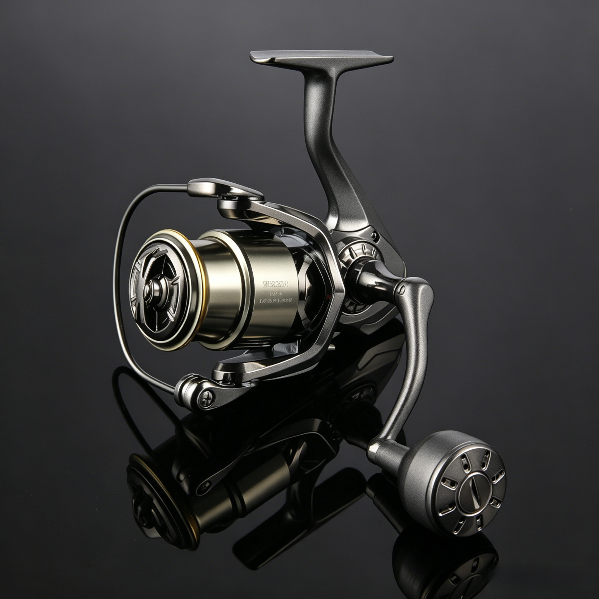Layfishing Spinning Reel Metal Handle Equipped With High-End Titanium Alloy Knob