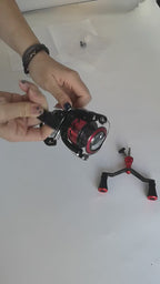 Layfishing プラグアンドプレイ カーボンファイバー製 スピニングリール用パワーハンドル