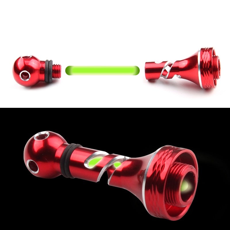 レイフィッシング アルミ スピニングリールスタンド 蛍光付